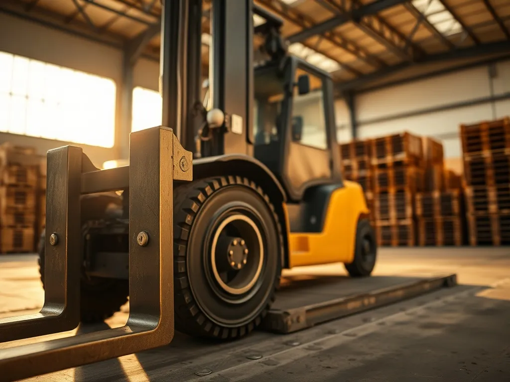 Ile waży wózek widłowy? Przewodnik po wagach i typach