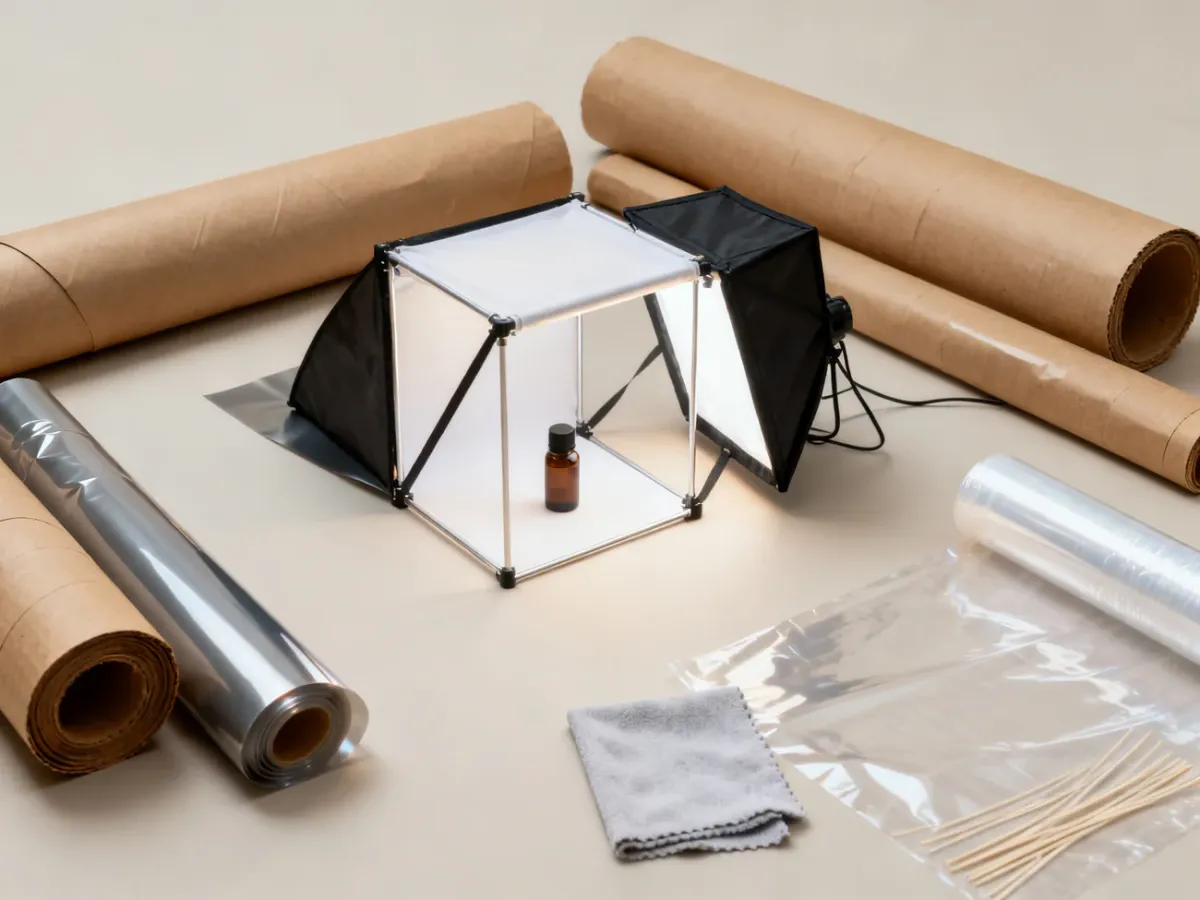 Materiały używane jako tła do fotografii produktowej